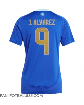 Argentina Julian Alvarez #9 Echipament de Fotbal Replică Copa America 2024 Femei Deplasare